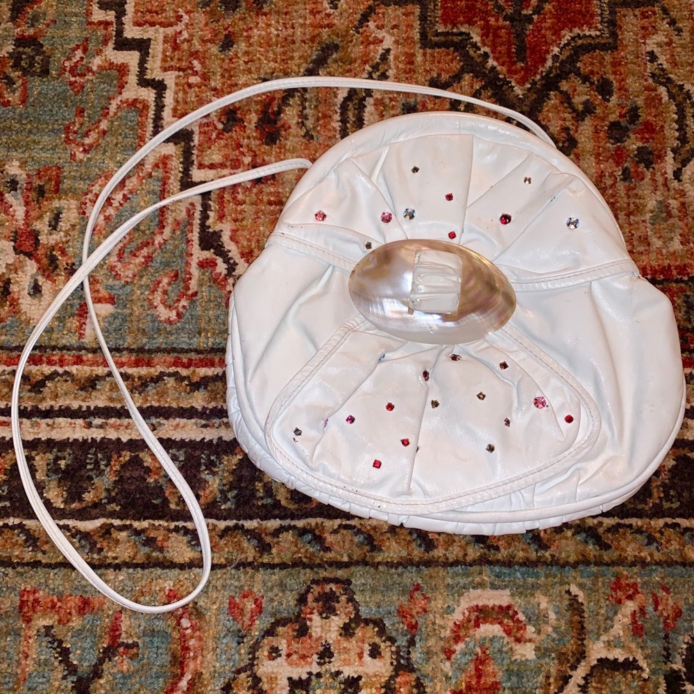 Vintage 80s-90s white mermaid cross body
